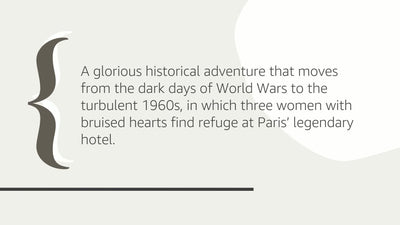 All the Ways We Said Goodbye: A Novel of the Ritz Paris
