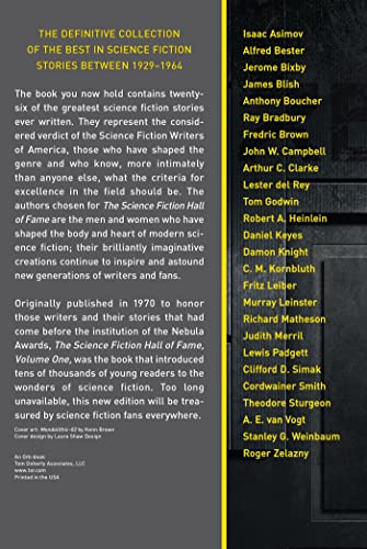 The Science Fiction Hall of Fame, Vol. 1: 1929-1964