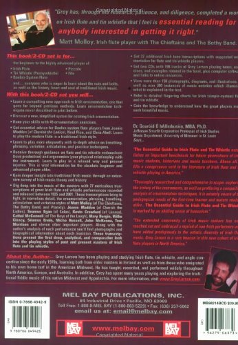 Mel Bay The Essential Guide to Irish Flute and Tin Whistle — back cover