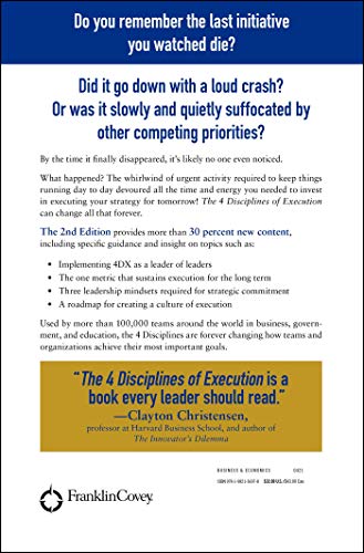 The 4 Disciplines of Execution: Revised and Updated: Achieving Your Wildly Important Goals