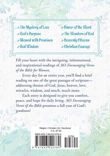 365 Encouraging Verses of the Bible for Women: A Daily Devot