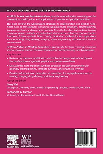 Artificial Protein and Peptide Nanofibers: Design, Fabrication, Characterization, and Applications (Woodhead Publishing Series in Biomaterials)