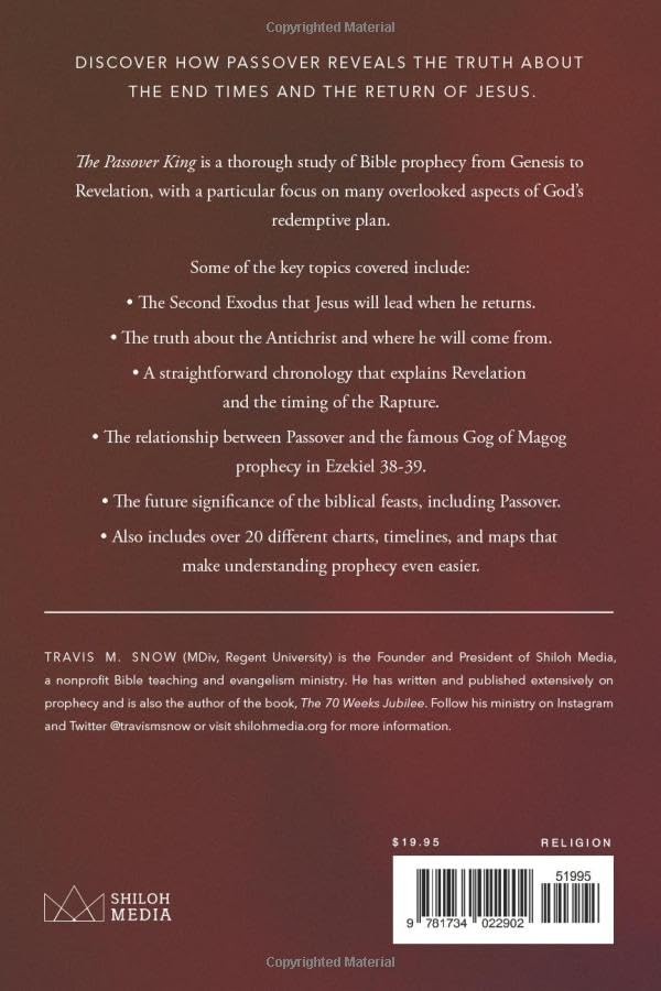 The Passover King: Exploring the Prophetic Connection Between Passover, the End Times, and the Return of Jesus