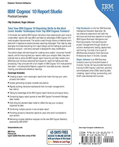 IBM Cognos 10 Report Studio: Practical Examples