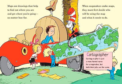 There's a Map on My Lap! All About Maps (Cat in the Hat)
