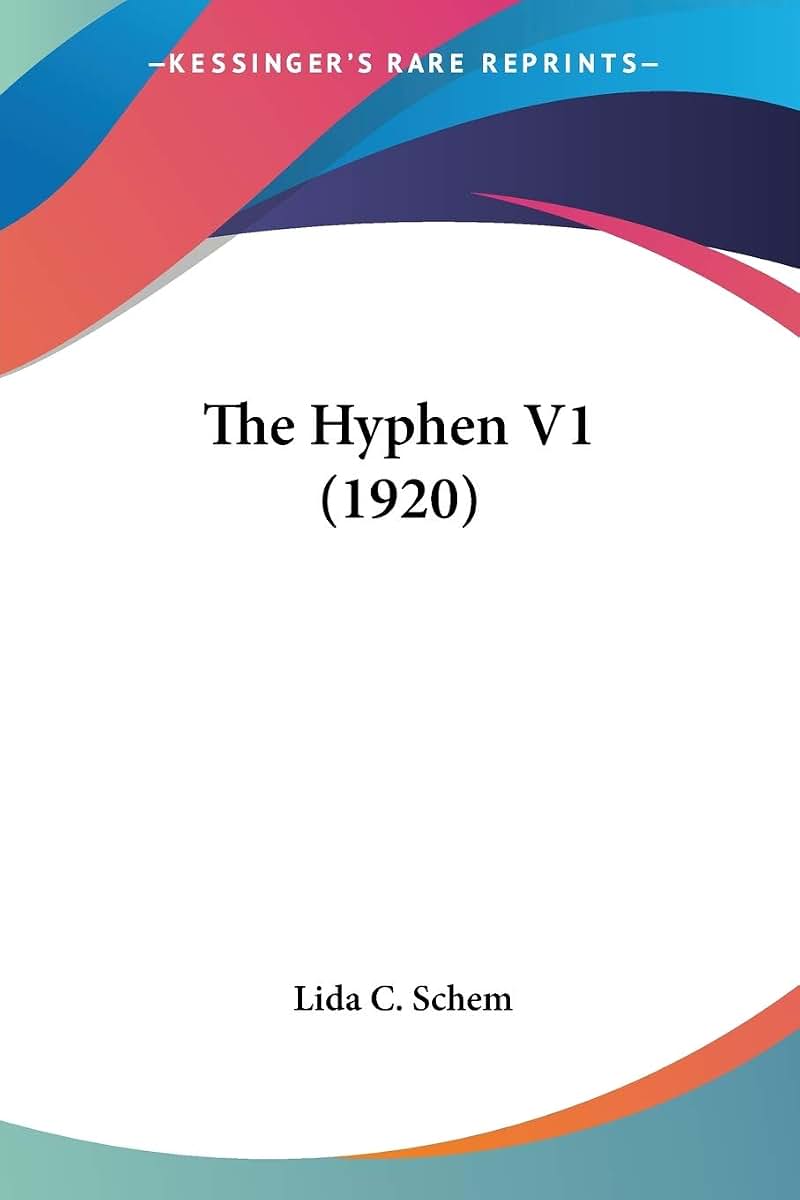 The Hyphen V1 (1920)