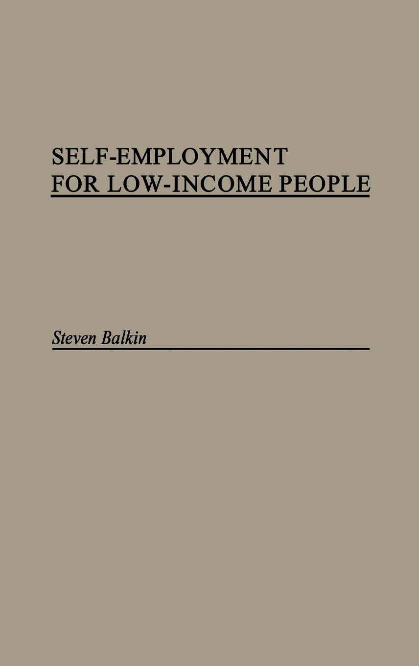 Self-Employment for Low-Income People: