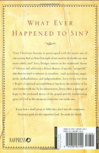 Respectable Sins — back cover