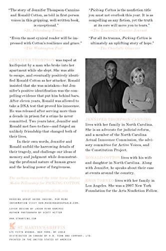 Picking Cotton: Our Memoir of Injustice and Redemption — back cover