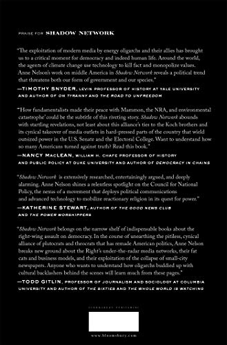 Shadow Network: Media, Money, and the Secret Hub of the Radical Right