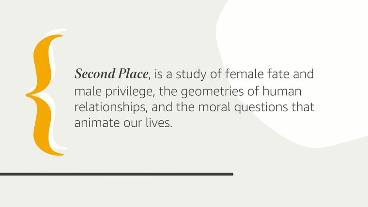 Second Place: A Novel — back cover