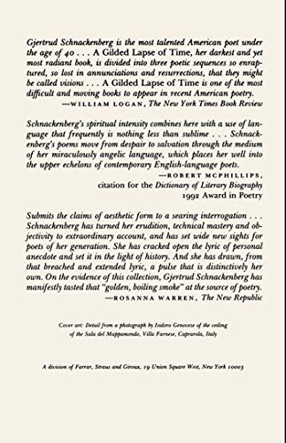 A Gilded Lapse of Time: Poems