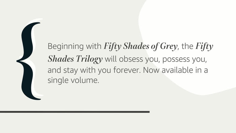 Fifty Shades Trilogy (Fifty Shades of Grey / Fifty Shades Darker / Fifty Shades Freed) — back cover