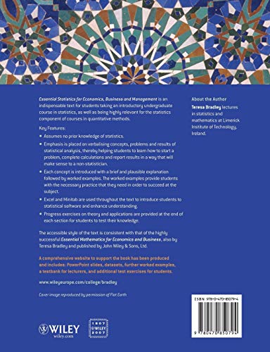 Essential Statistics for Economics, Business and Management