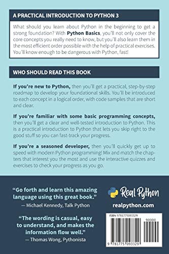 Python Basics: A Practical Introduction to Python 3