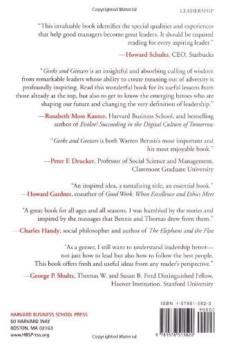 Geeks and Geezers — back cover