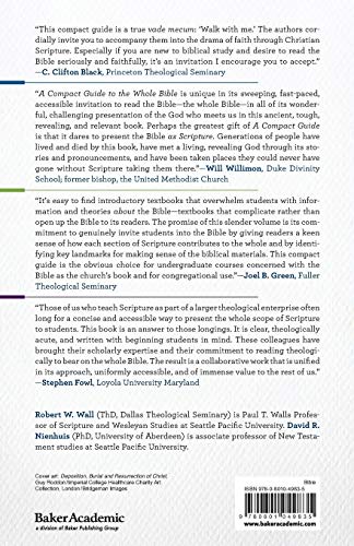 A Compact Guide to the Whole Bible: Learning to Read Scripture's Story — back cover