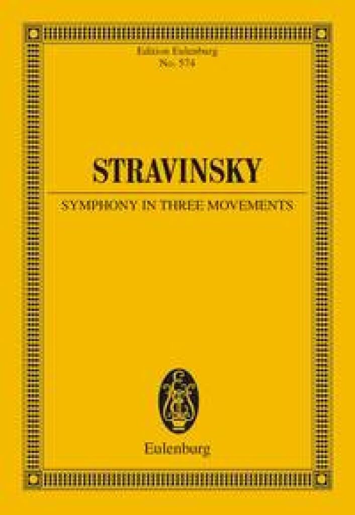 Symphony in Three Movements: Study Score (Edition Eulenburg)