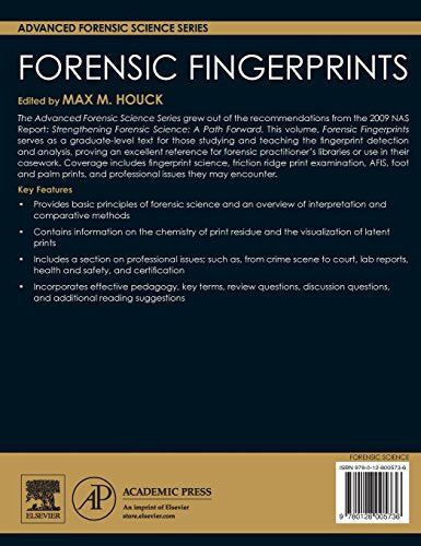 Forensic Fingerprints (Advanced Forensic Science Series)