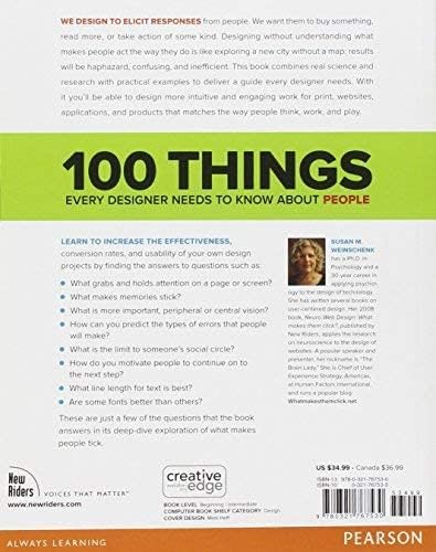100 Things Every Designer Needs to Know About People by Wein