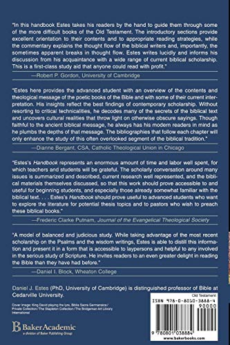 Handbook on the Wisdom Books and Psalms — back cover