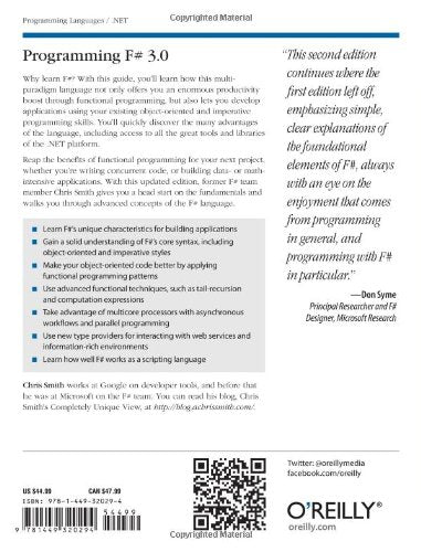 Programming F# 3.0: A Comprehensive Guide for Writing Simple Code to Solve Complex Problems