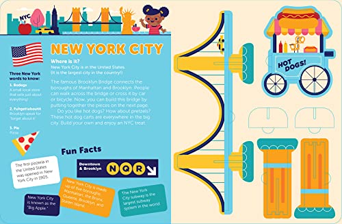Pop Out Around the World: Read, Build, and Play from New York to Beijing. An Interactive Board Book About Diversity and Cities Around the World (Pop Out Books)