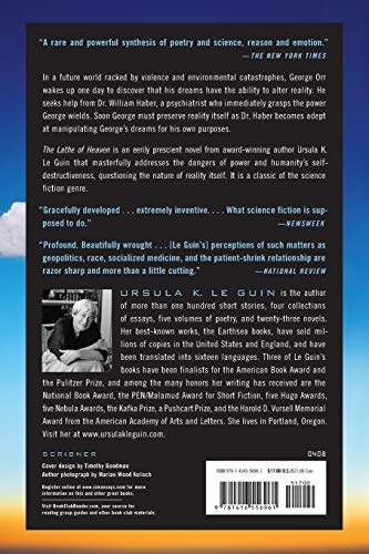 The Lathe Of Heaven: A Novel — back cover