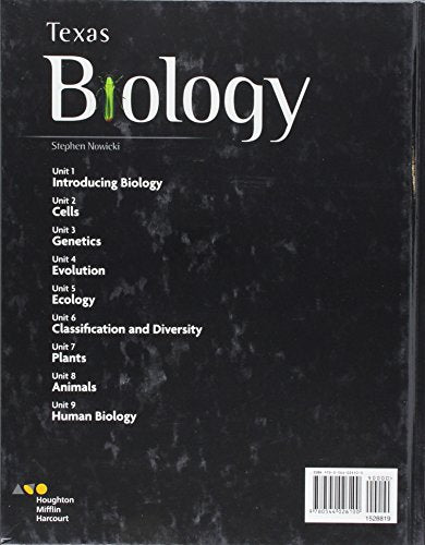 Holt McDougal Biology: Student Edition 2015