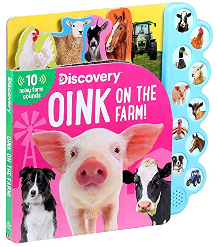 Discovery: Oink on the Farm! (10-Button Sound Books) — back cover