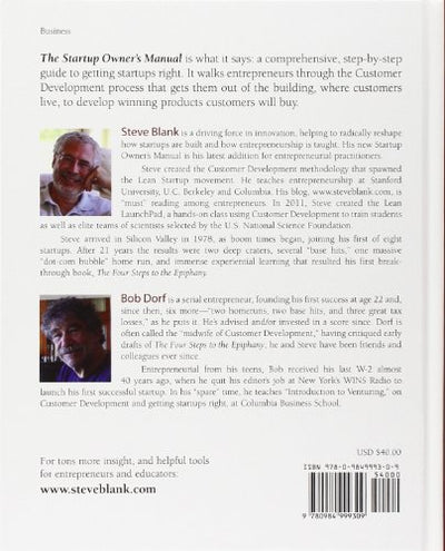 The Startup Owner's Manual: The Step-by-Step Guide for Building a Great Company