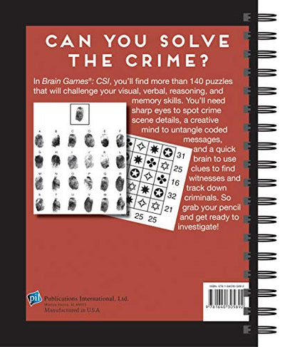 Brain Games - Crime Scene Investigation (CSI) Puzzles #2 (Volume 2)