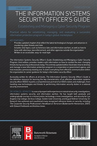 The Information Systems Security Officer's Guide: Establishing and Managing a Cyber Security Program