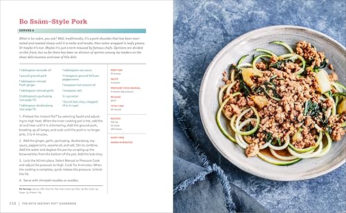 The Keto Instant Pot Cookbook: Ketogenic Diet Pressure Cooker Recipes Made Easy and Fast