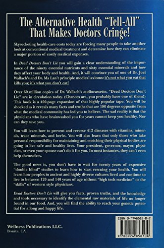 Dead Doctors Don't Lie by Joel D. Wallach
