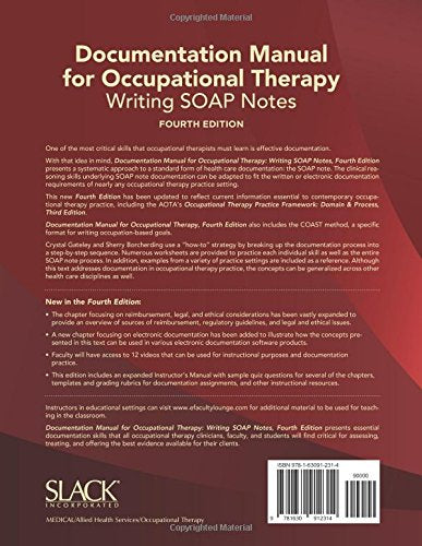 Documentation Manual for Occupational Therapy: Writing SOAP Notes