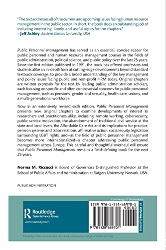 Public Personnel Management: Current Concerns, Future Challenges