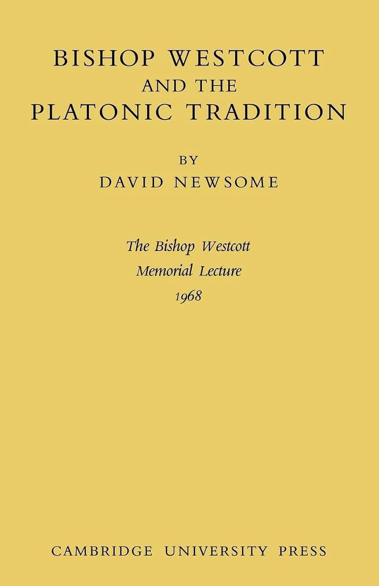 Bishop Westcott and the Platonic Tradition (African Studies Series,)