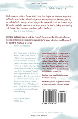 Foucault — back cover