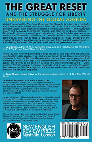 The Great Reset and the Struggle for Liberty: Unraveling the Global Agenda — back cover
