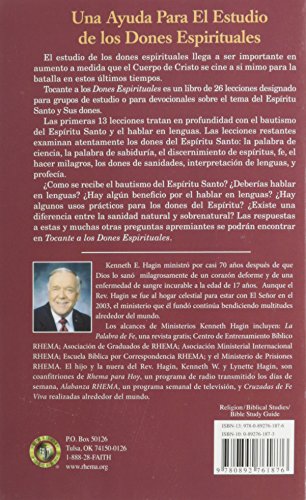 Tocante a Los Dones Espirituales — back cover