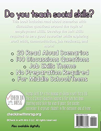 Social Skills for Teens: Job Skills (Special Education Workbooks)