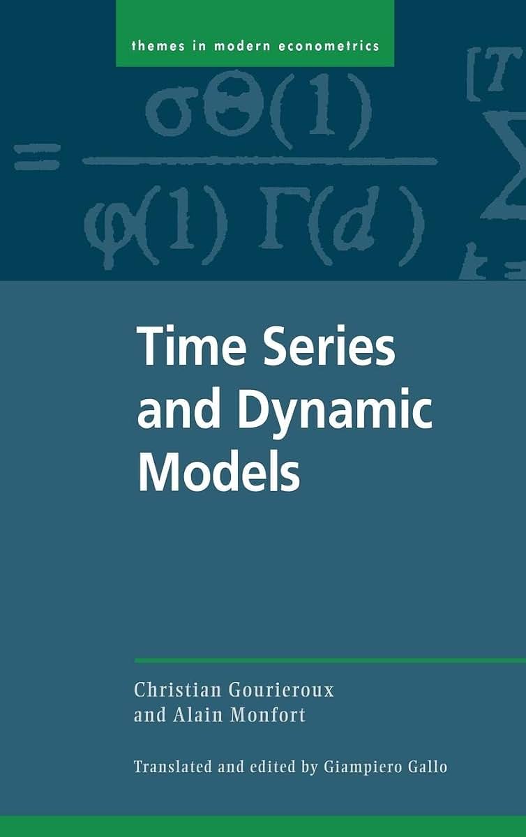 Time Series and Dynamic Models (Themes in Modern Econometrics)