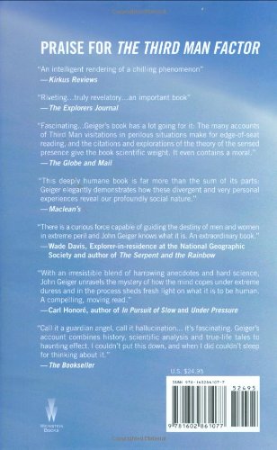 The Third Man Factor: Surviving the Impossible — back cover