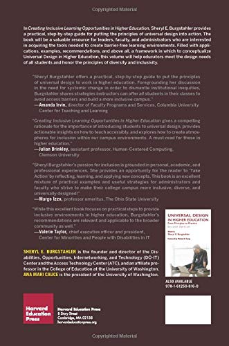 Creating Inclusive Learning Opportunities in Higher Education: A Universal Design Toolkit