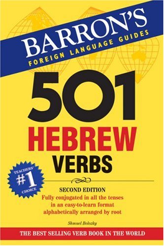 501 Hebrew Verbs (Barron's Foreign Langage Guides) (Hebrew E