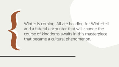 A Game of Thrones (Song of Ice and Fire) by George R.R. Martin