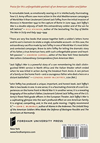 Jack Toffey's War: A Son's Memoir (World War II: The Global, Human, and Ethical Dimension)