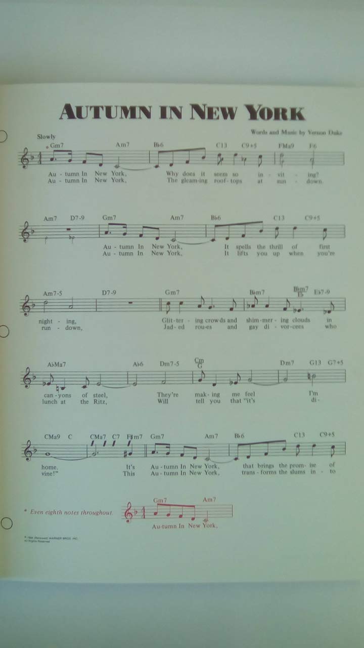 Dick Hyman's Professional Chord Changes and Substitutions for 100 Tunes Every Musician Should Know