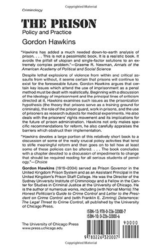 The Prison: Policy and Practice (Studies in Crime and Justice)